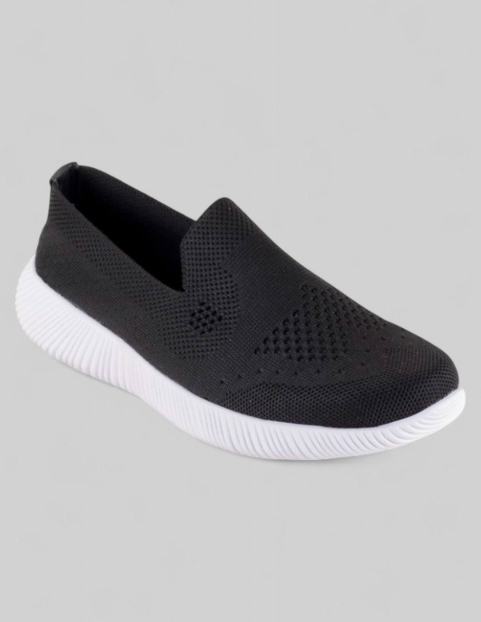 Tenis sin cordones Exterior Textil Color Negro Para Mujer De RBBASICS