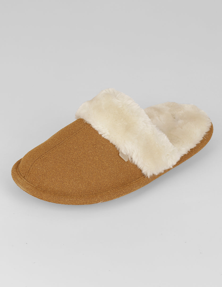 Pantuflas Cozy en Textil – Café