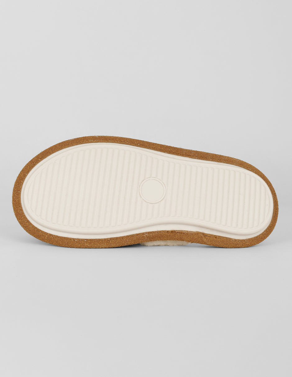 Pantuflas Cozy en Textil – Café