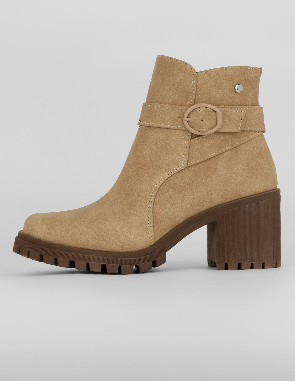 Botas casuales Exterior Piel vegana Color Café Para Mujer De RBCOLLECTION