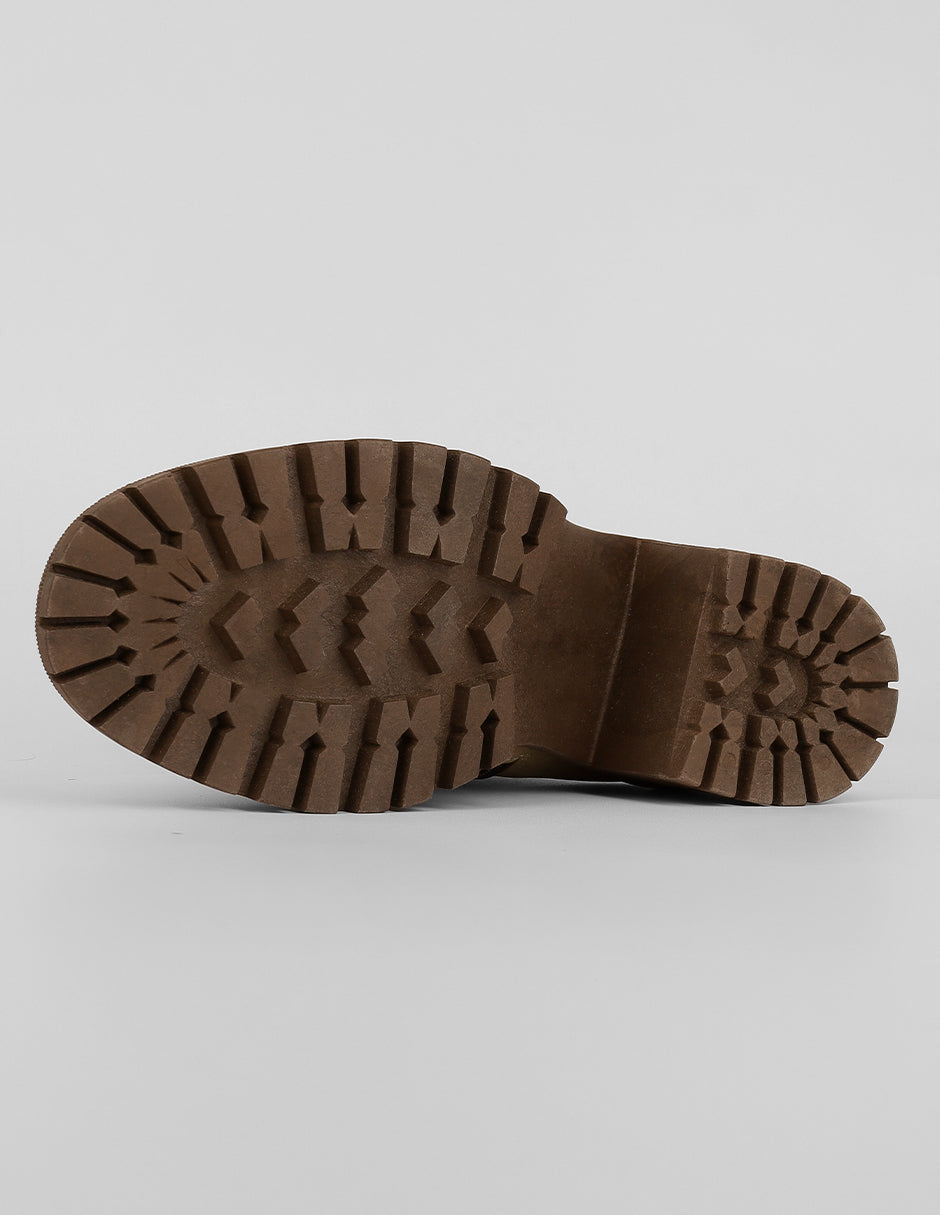 Botas casuales Aurora en Piel vegana – Café