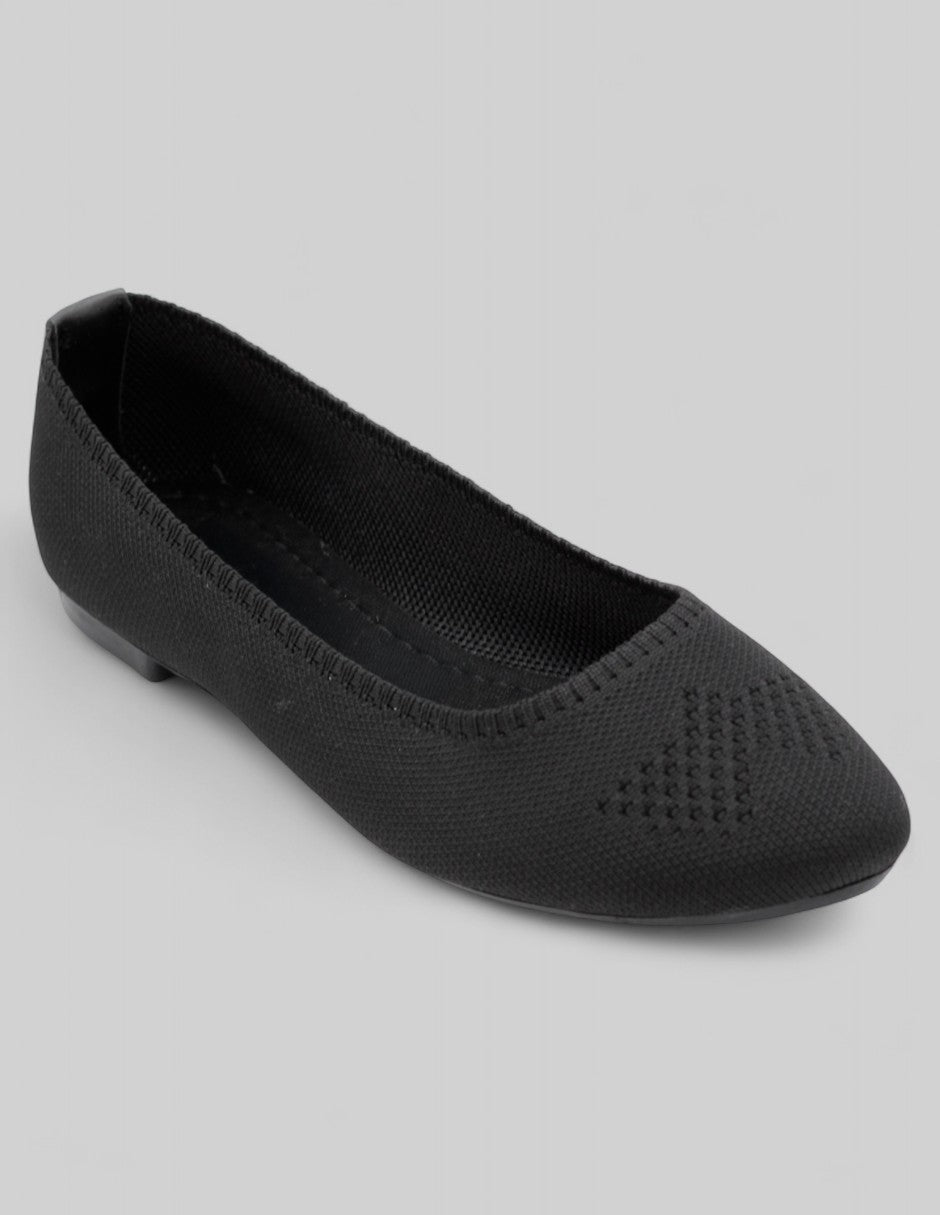 Flats clásicas Exterior Textil Color Negro Para Mujer De RBBASICS