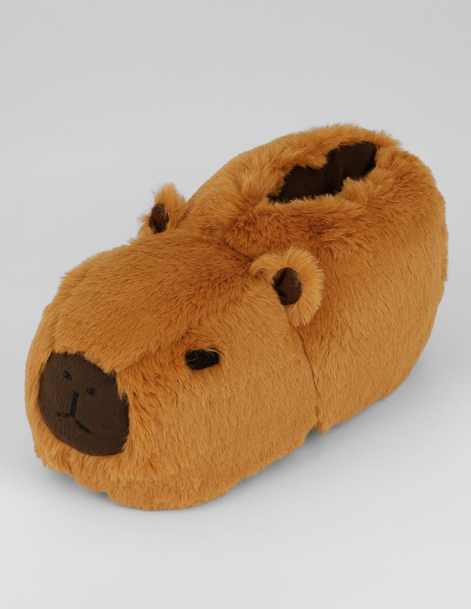 Pantuflas Cozy en Textil – Café