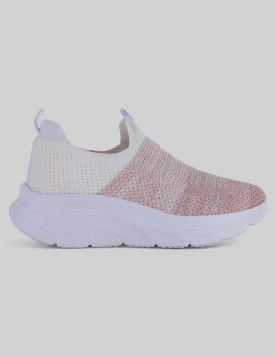 Tenis sin cordones Confort en Textil – Beige