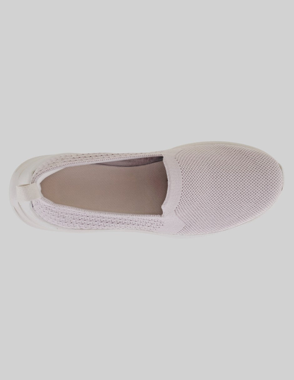 Tenis sin cordones Walky en Textil – Beige