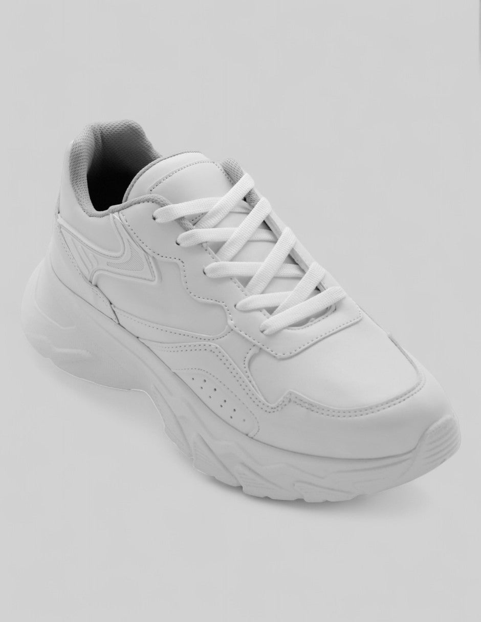 Tenis tipo Deportivo Exterior Sintético Color Blanco Para Mujer De RBCOLLECTION