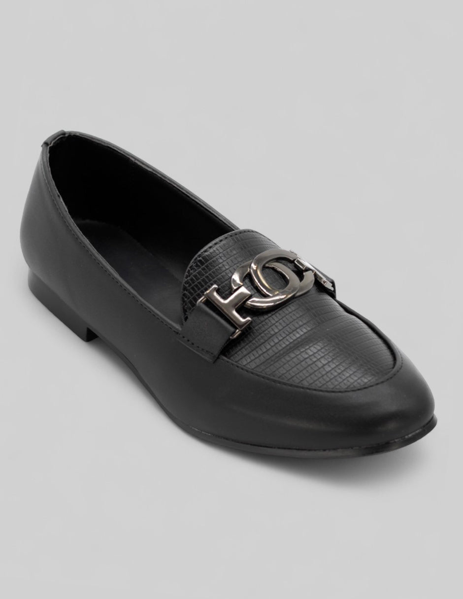 Flats clásicas Exterior Piel vegana Color Negro Para Mujer De RBCOLLECTION