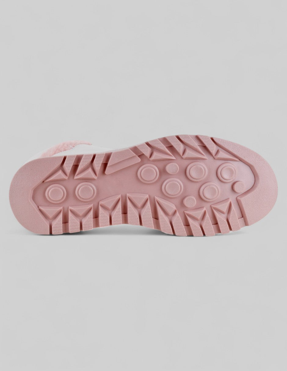 Botas casuales Bike en Piel vegana – Blanco