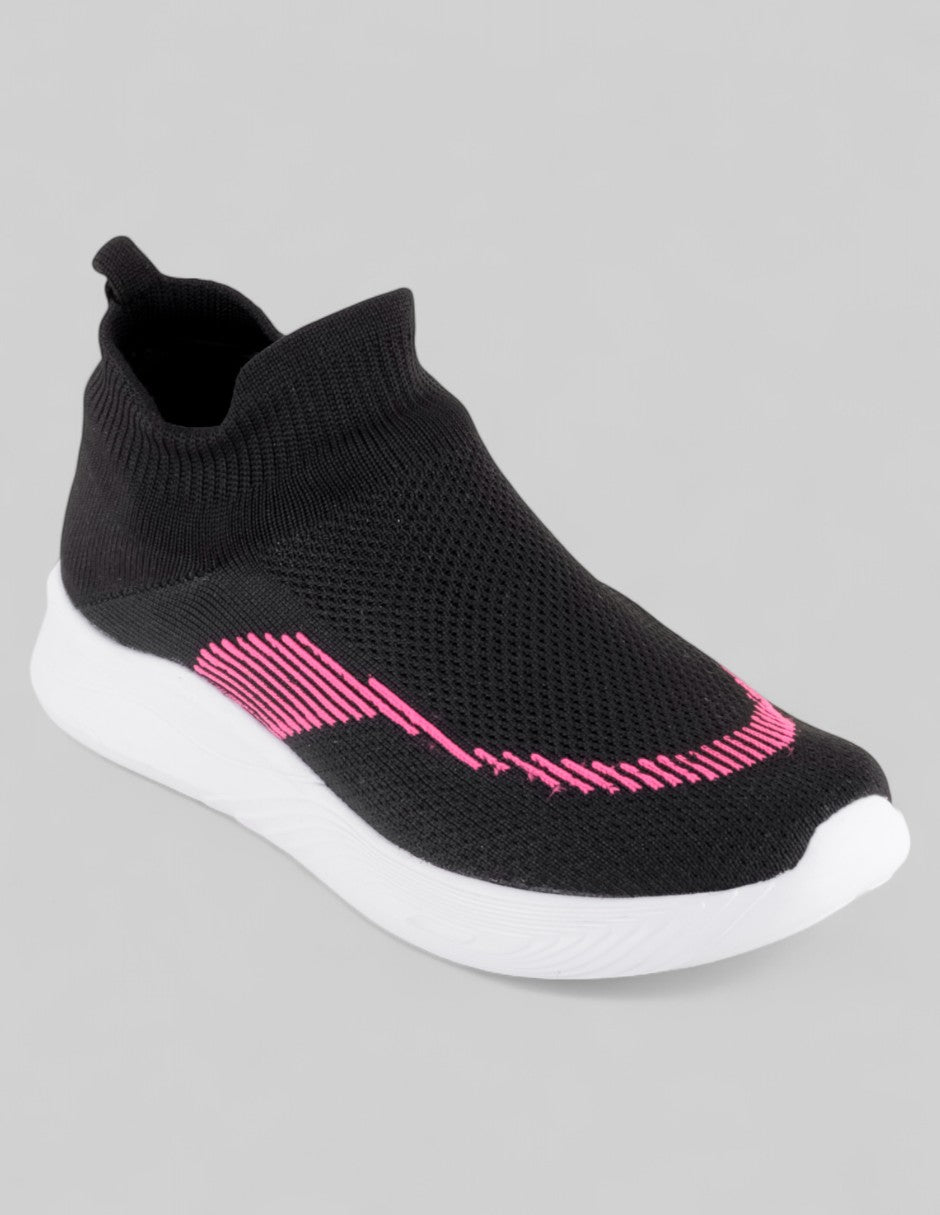 Tenis sin cordones Exterior Textil Color Negro Para Mujer De RBBASICS
