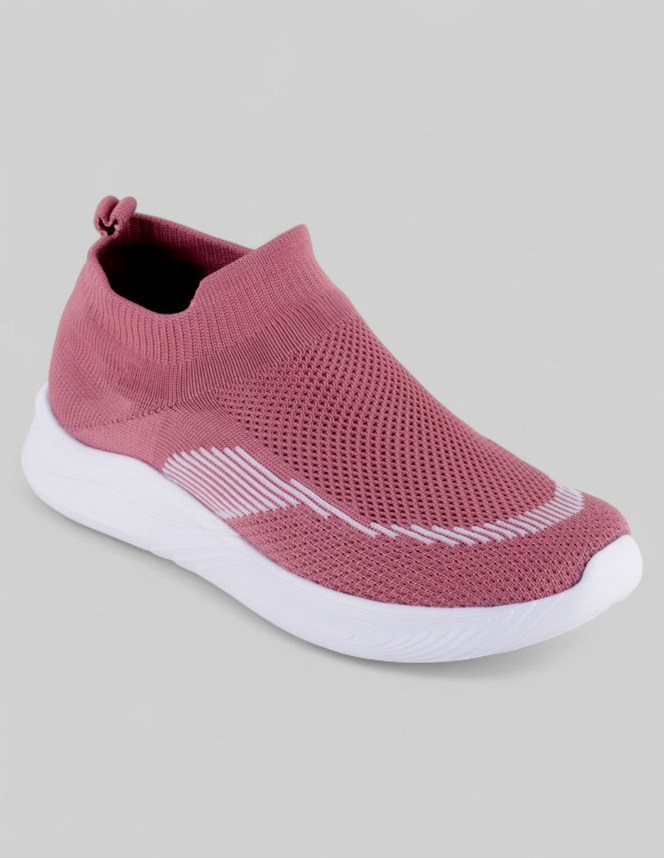 Tenis sin cordones Exterior Textil Color Rosa Para Mujer De RBBASICS
