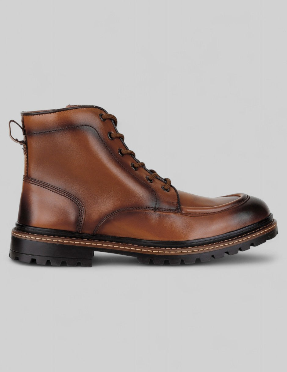Botas casuales Hand made en Piel – Café