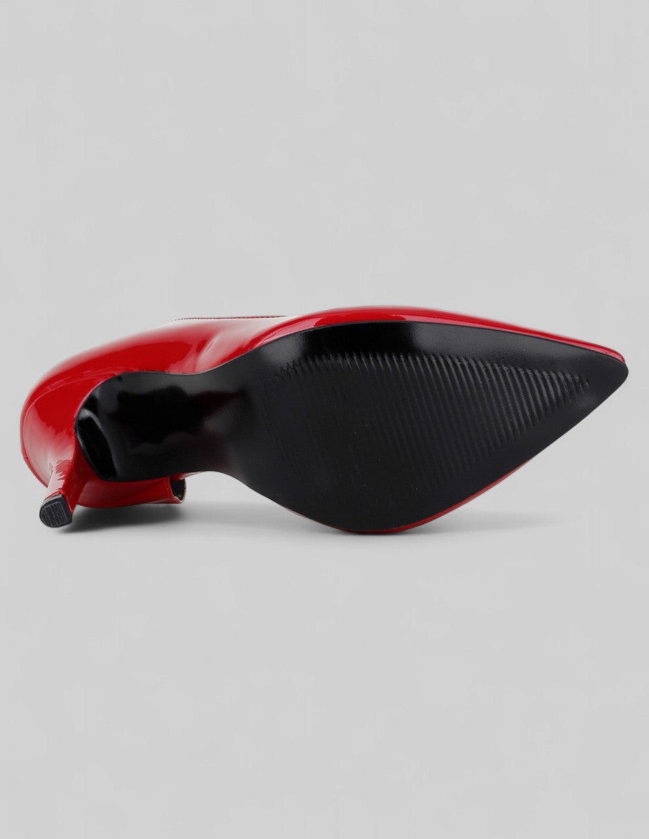 Zapatillas Lady en Charol – Rojo