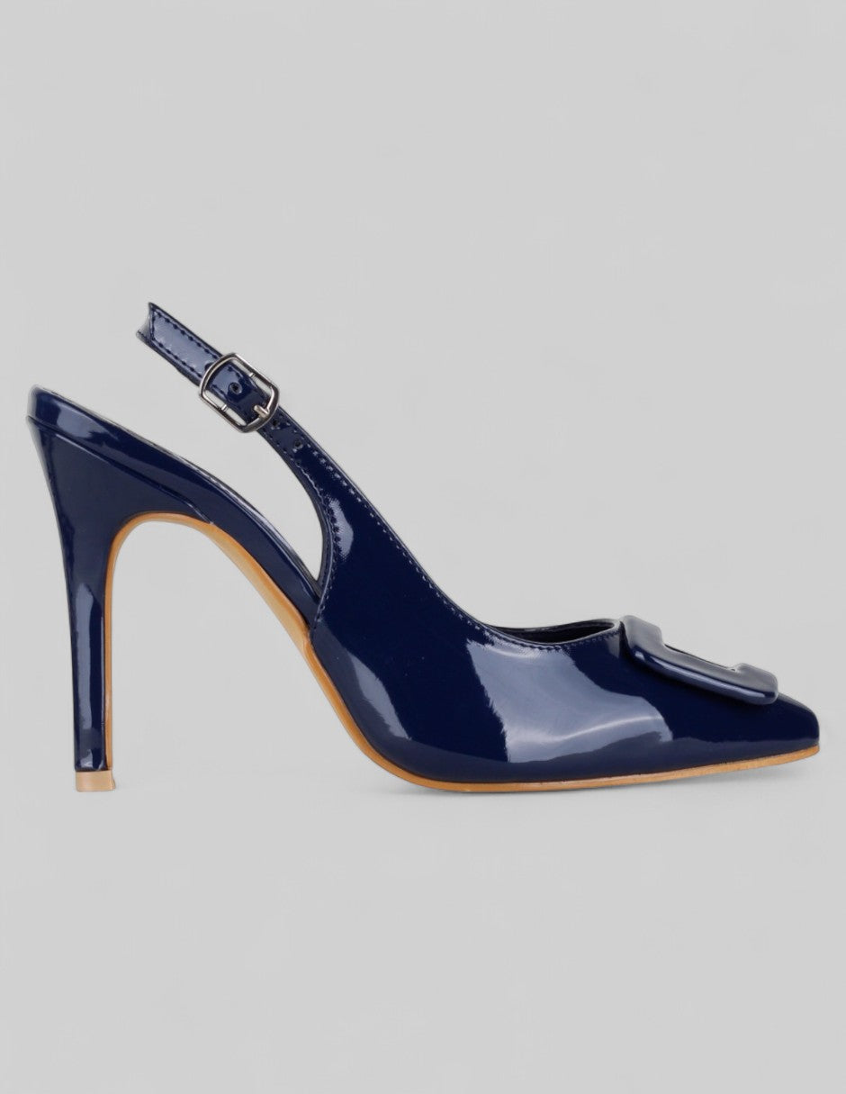 Zapatillas Lady en Charol – Azul