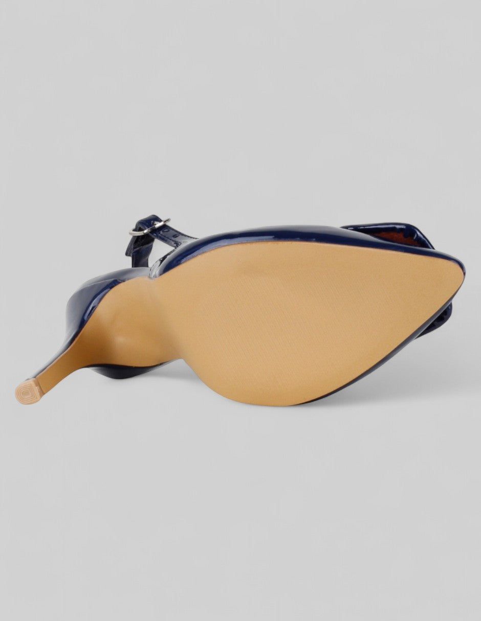 Zapatillas Lady en Charol – Azul