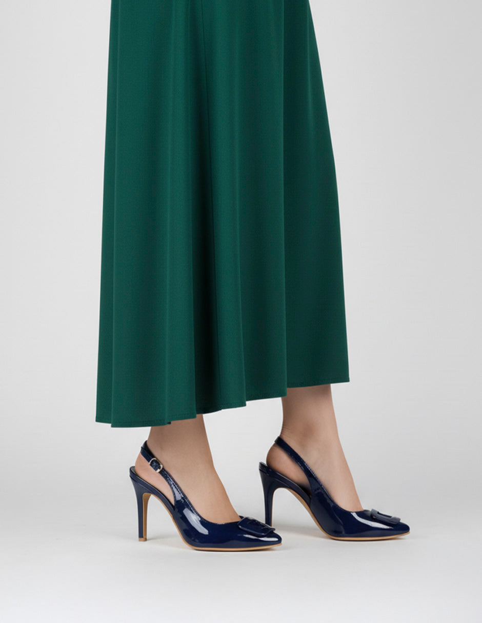 Zapatillas Lady en Charol – Azul