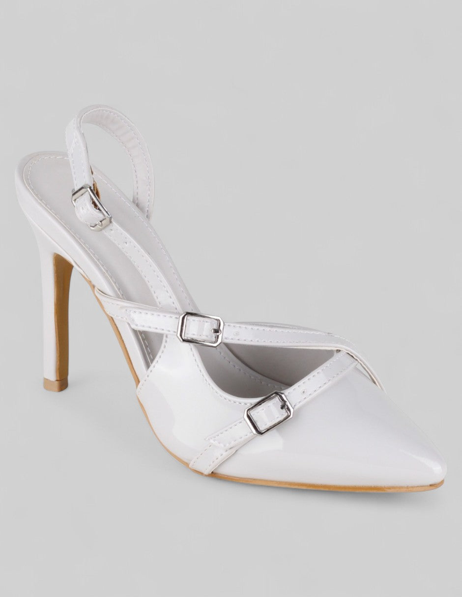 Zapatillas Back en Charol – Blanco