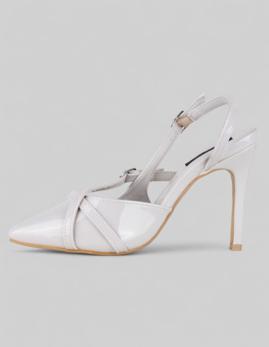 Zapatillas Back en Charol – Blanco