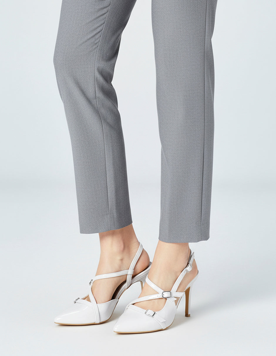 Zapatillas Back en Charol – Blanco