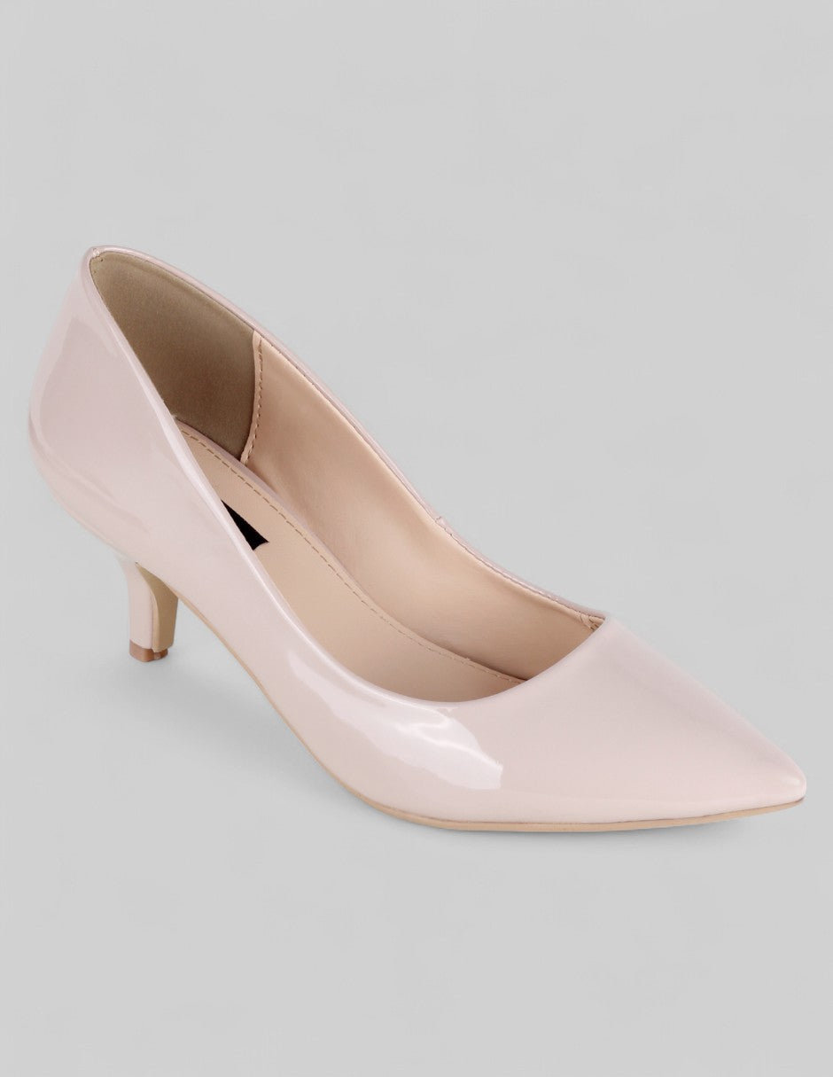 Zapatillas Classy en Charol – Beige