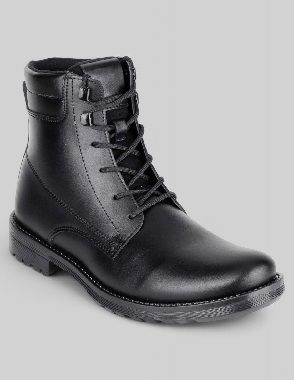 Botas casuales Biker en Piel vegana – Negro