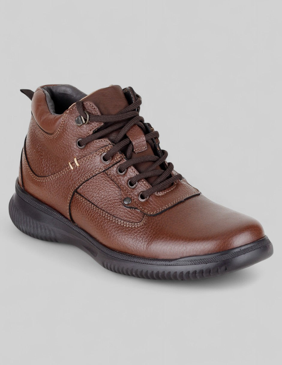 Botas casuales Hand made en Piel – Café