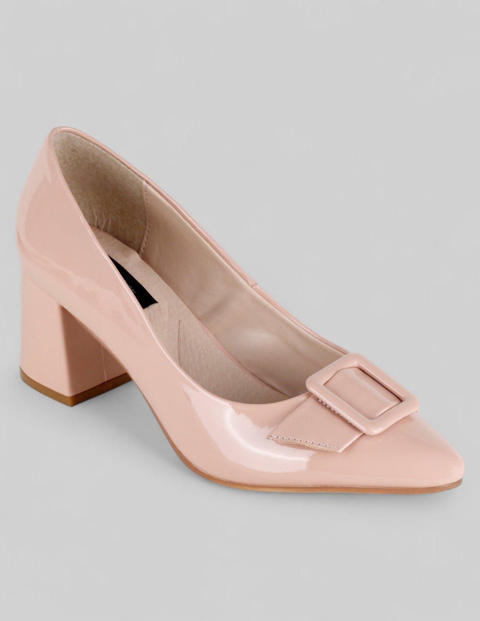 Zapatillas Back en Charol – Rosa