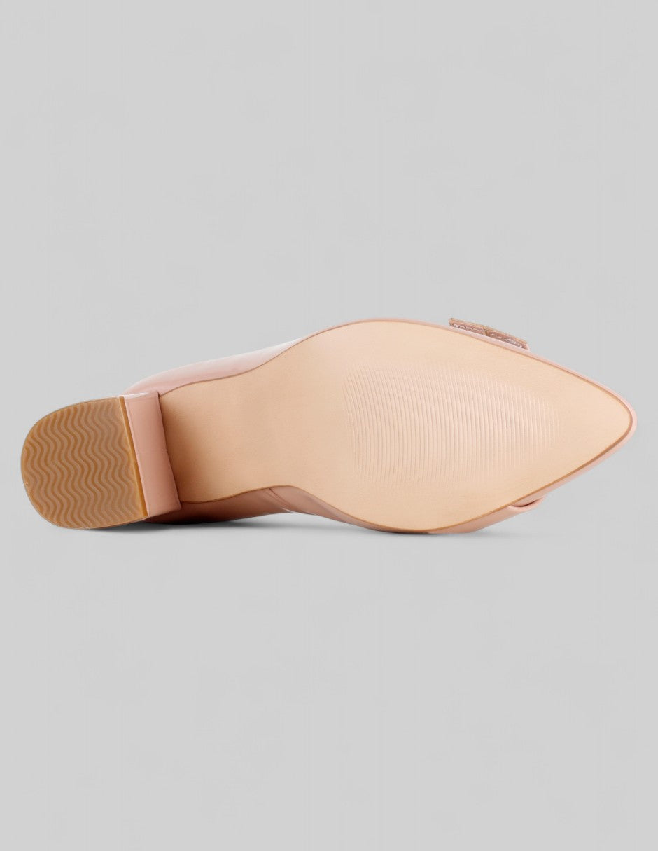 Zapatillas Slingback en Charol – Rosa