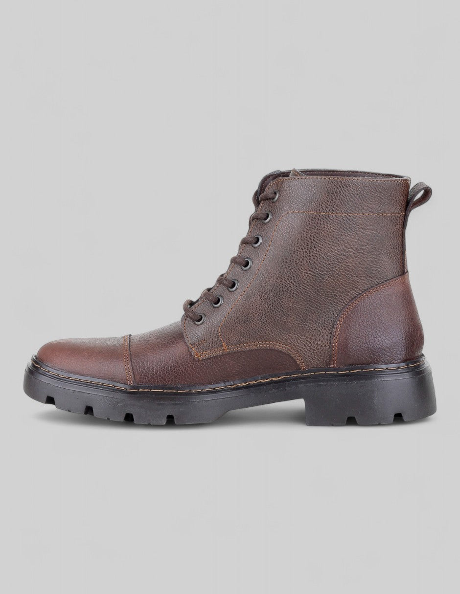Botas casuales Hand made en Piel – Café