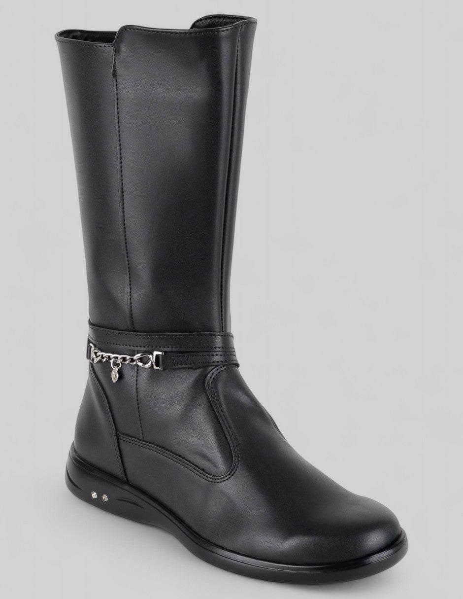 Botas altas Exterior Piel vegana Color Negro Para Mujer De RBCOLLECTION