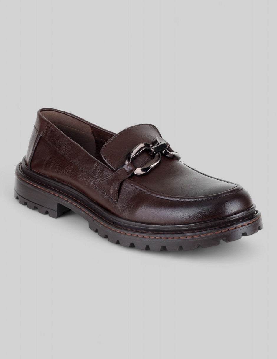 Mocasines Olmor en Piel vegana – Café