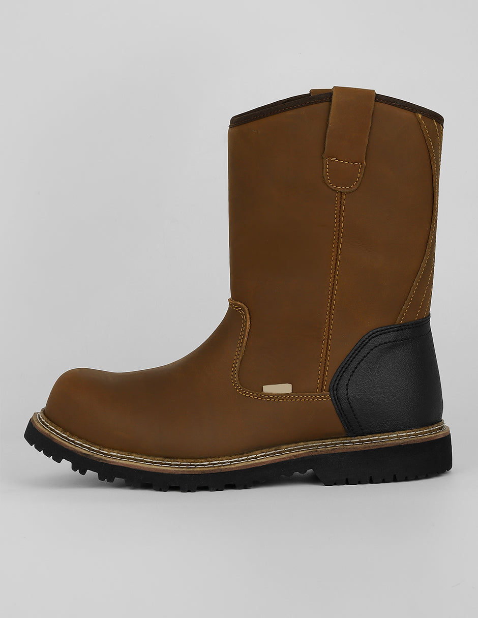 Botas western Exterior Piel Color Café Para Hombre De RBCOLLECTION