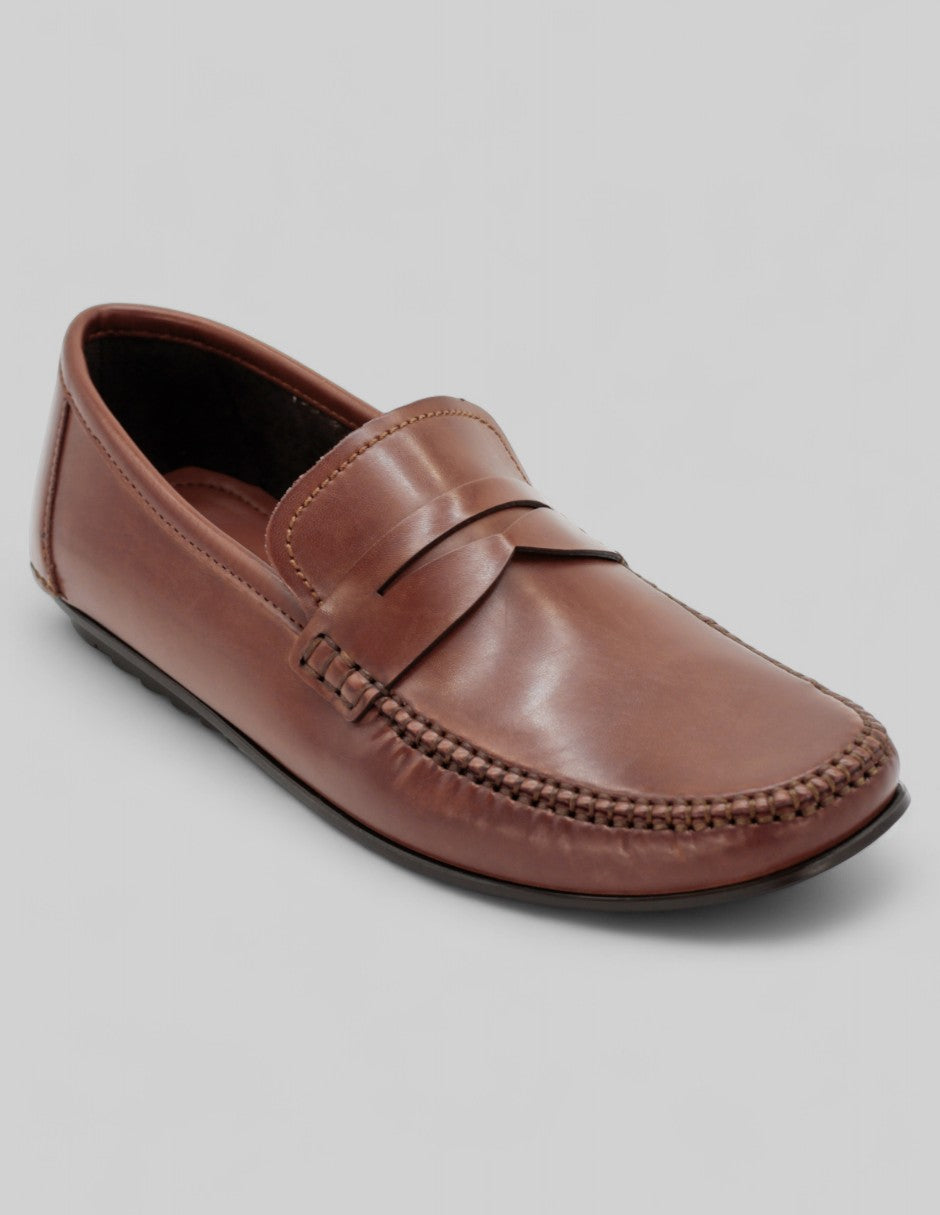 Mocasines Olmor en Piel – Café