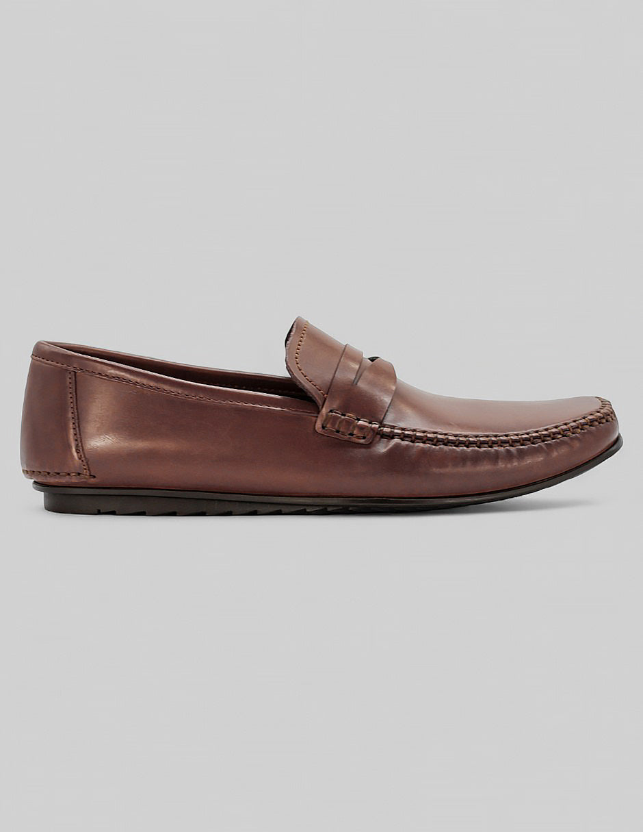 Mocasines Olmor en Piel – Café