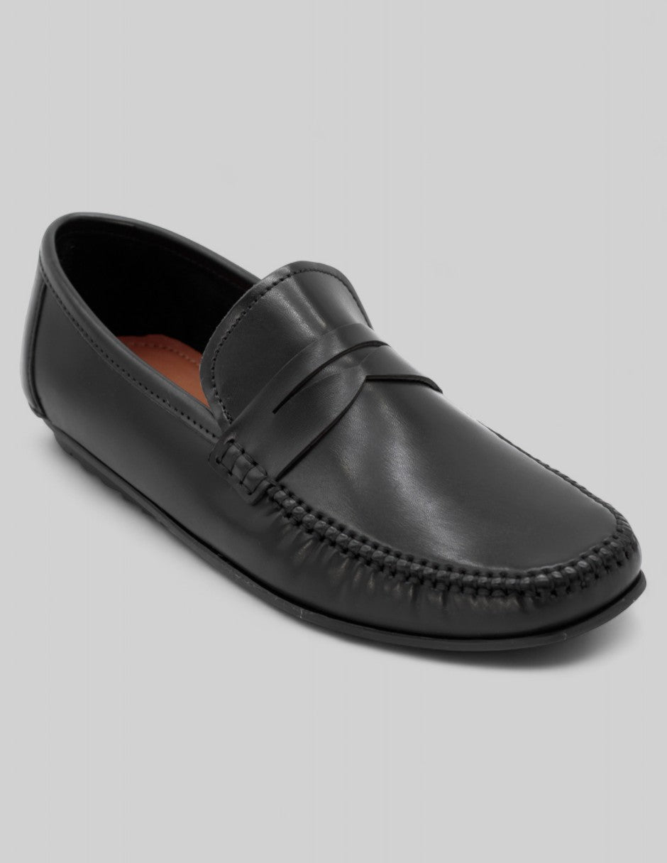 Mocasines Olmor en Piel vegana – Negro