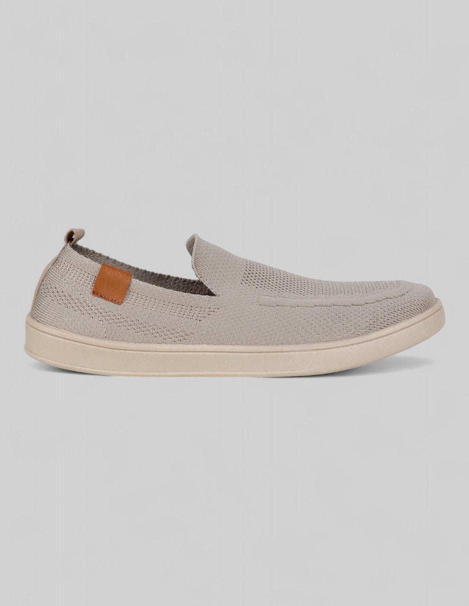 Tenis sin cordones  Confort en Textil – Beige