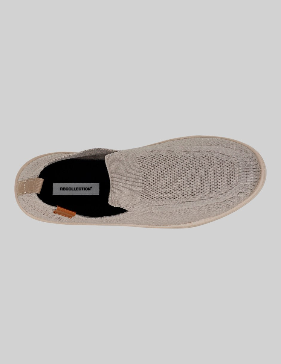 Tenis sin cordones  Confort en Textil – Beige