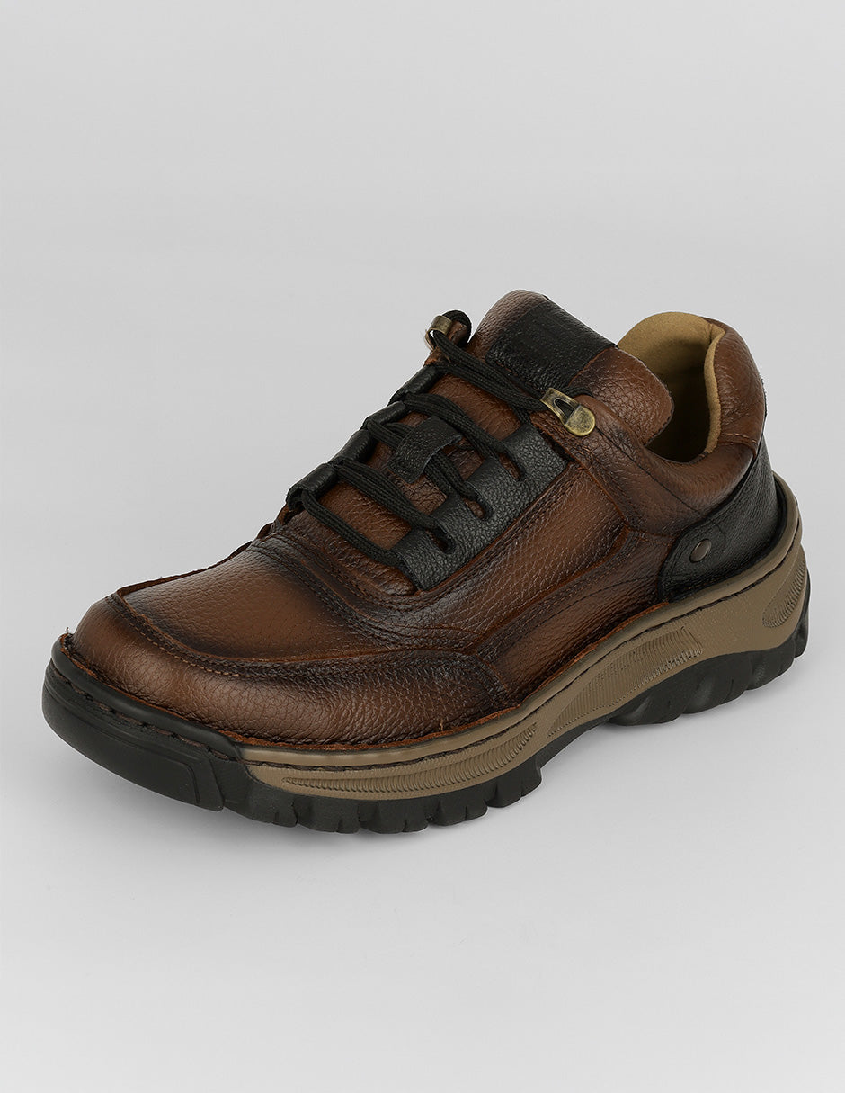Oxfords Hand Made en Piel – Café