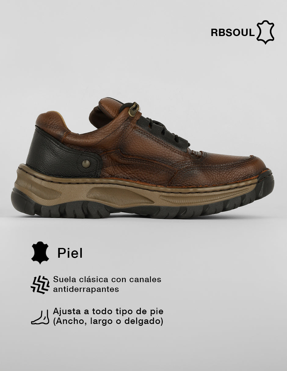 Oxfords Hand Made en Piel – Café