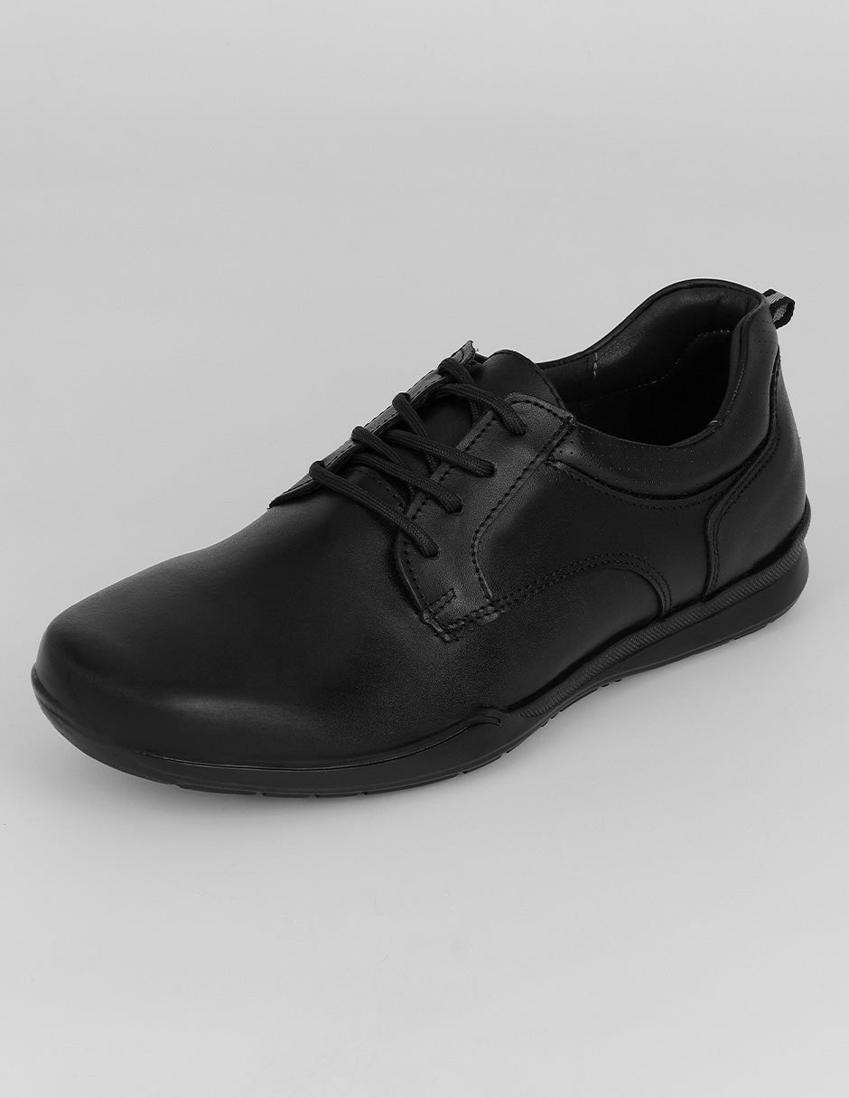 Oxfords Hand Made en Piel – Negro
