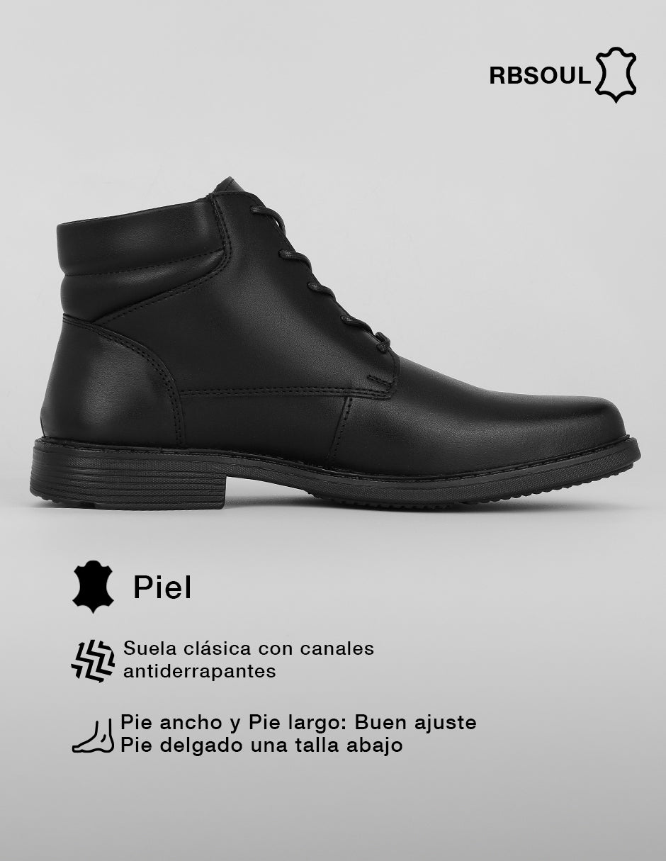 Botas casuales Hand Made en Piel – Negro