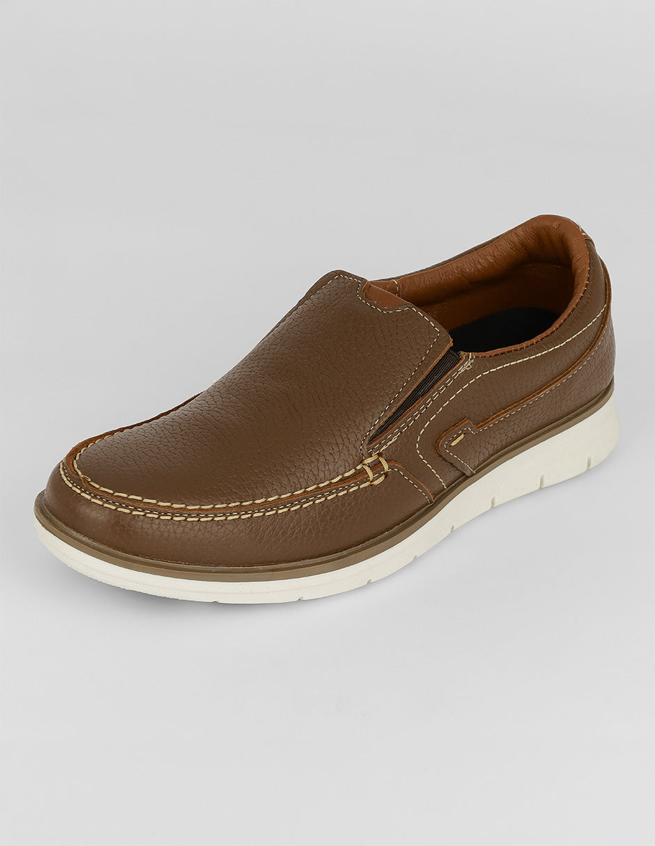 Mocasines Hand Made en Piel – Café