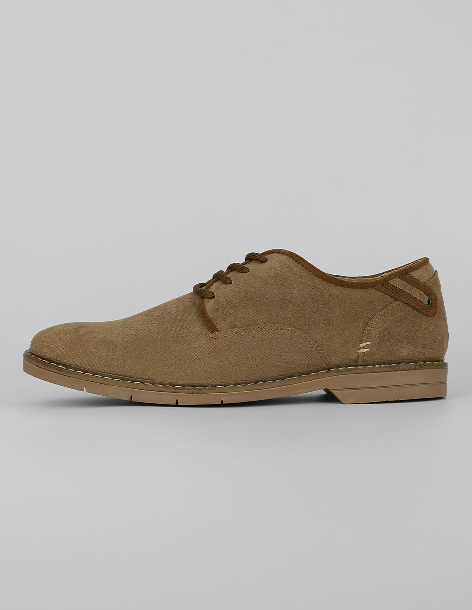 Oxfords Exterior Textil Color Beige Para Hombre De RBCOLLECTION