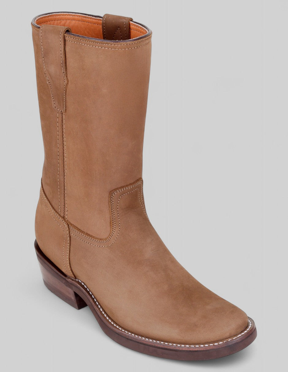 Botas tipo western Cowboy en Piel – Café
