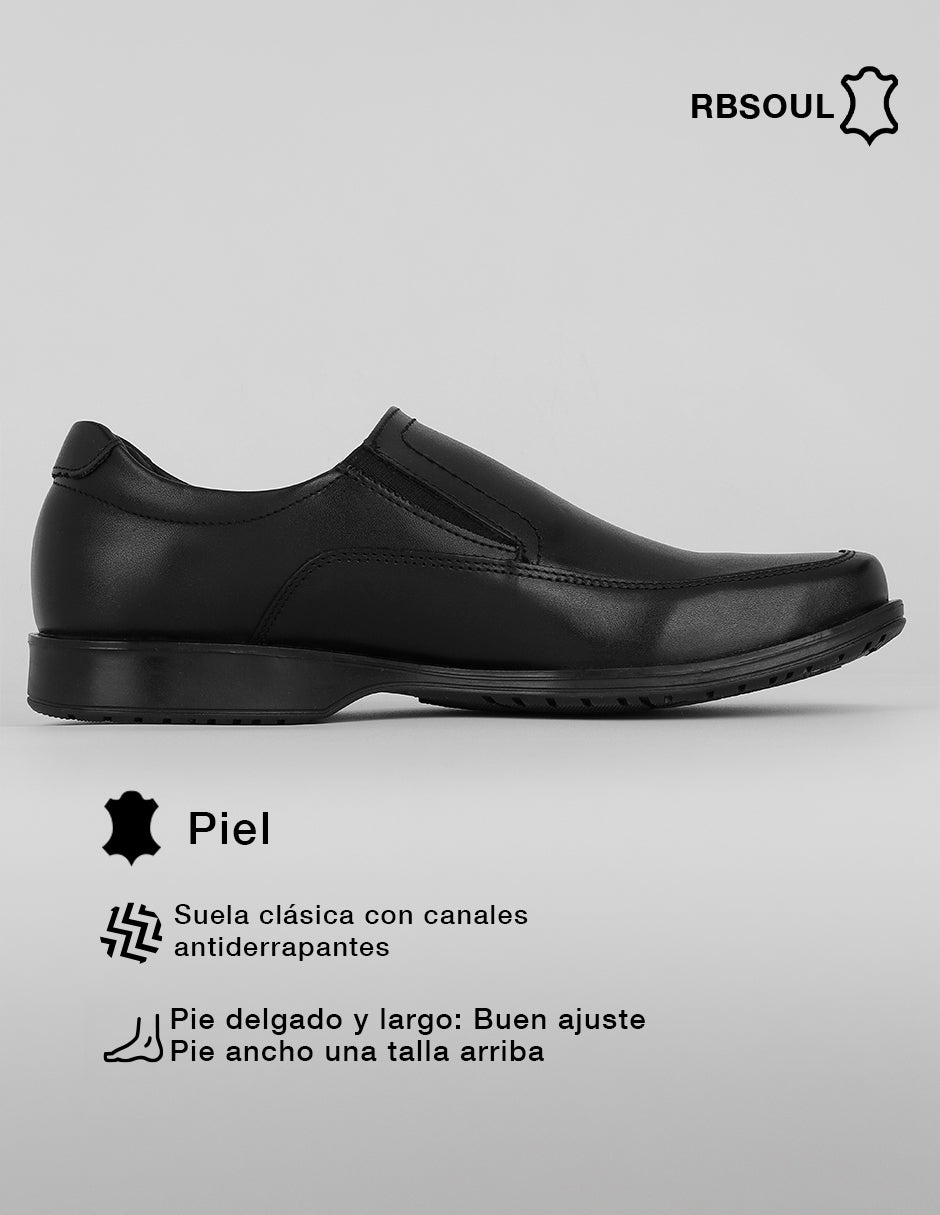 Oxfords Hand Made en Piel – Negro