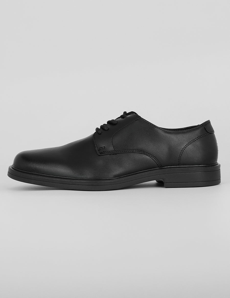 Oxfords Exterior Piel Color Negro Para Hombre De RBCOLLECTION