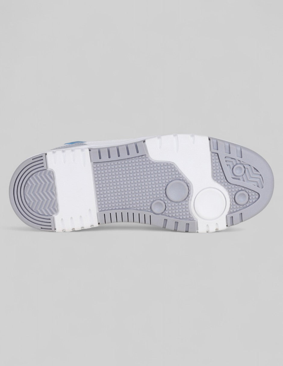 Tenis con cordones  Agle en Piel vegana – Azul