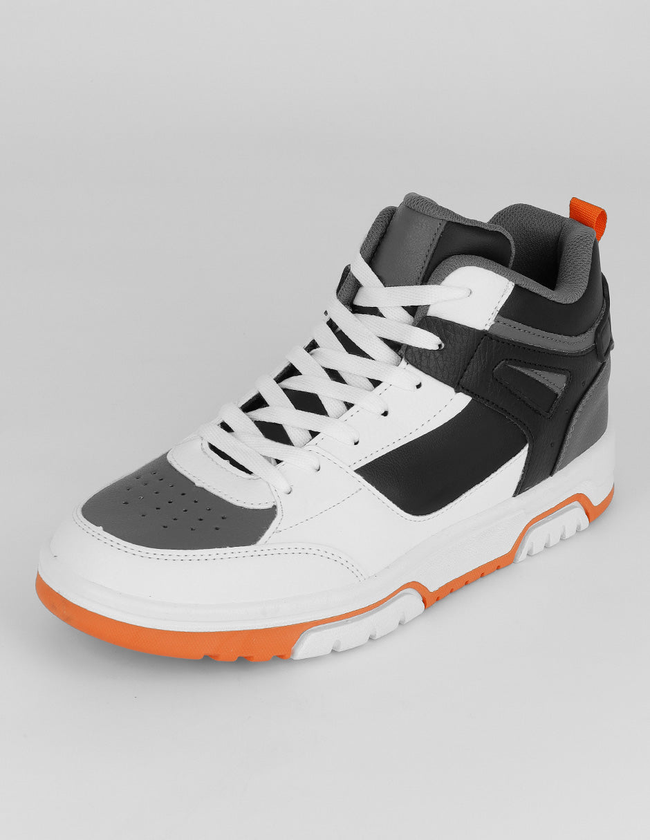 tenis botín Urban en Piel vegana – Multicolor