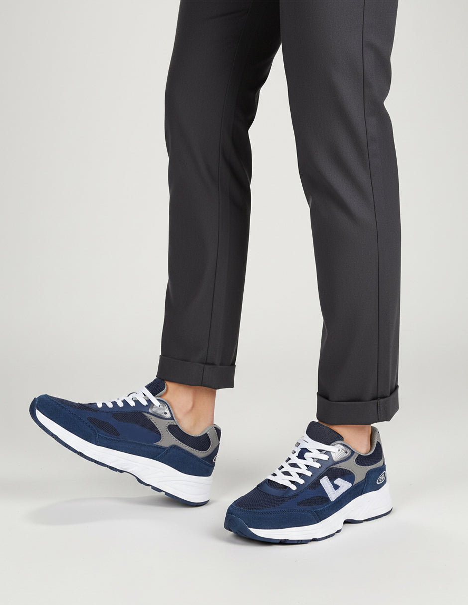 Tenis tipo deportivo A&P en Textil – Azul