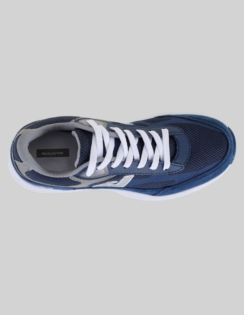 Tenis tipo deportivo A&P en Textil – Azul