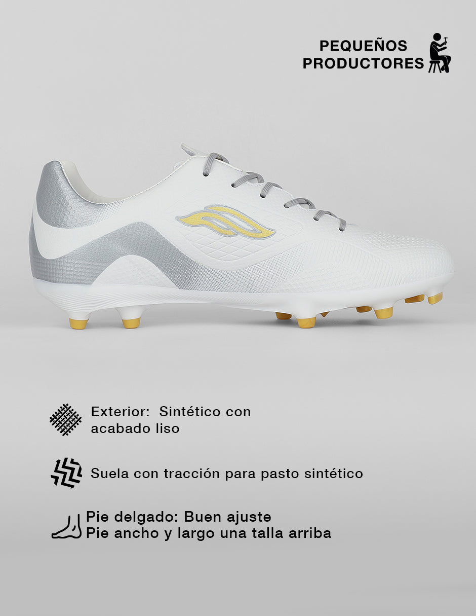 Tenis para fútbol Sport en Sintético – Blanco